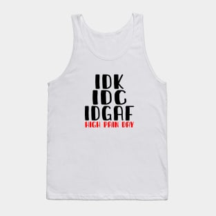 Spoonie Species: IDGAF Tank Top